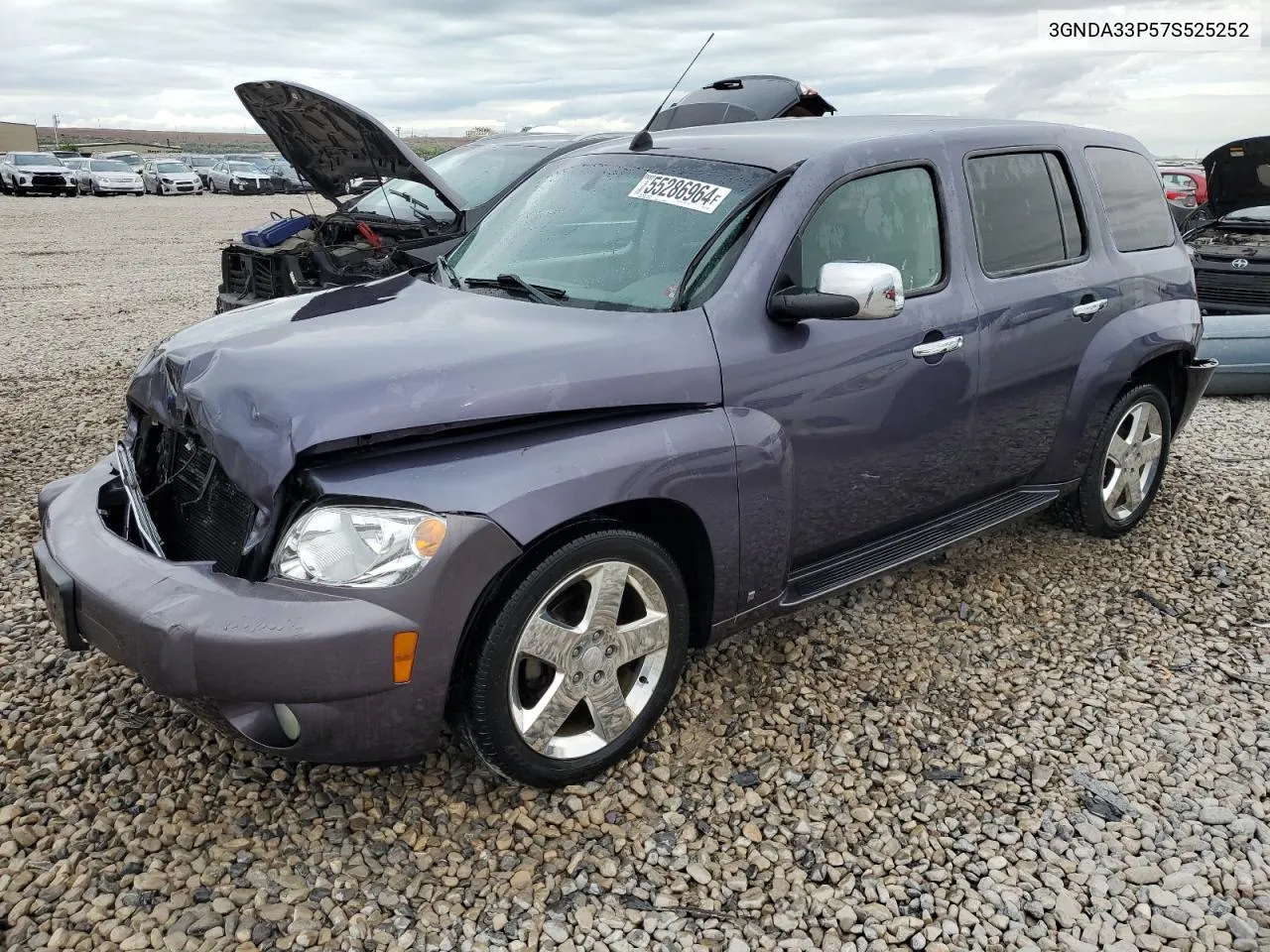 2007 Chevrolet Hhr Lt VIN: 3GNDA33P57S525252 Lot: 55286964