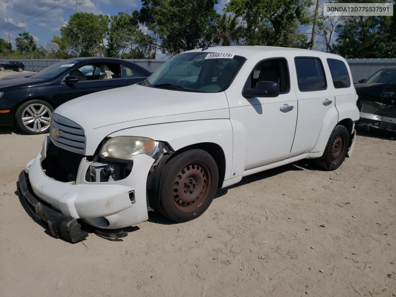 2007 Chevrolet Hhr Ls VIN: 3GNDA13D77S537591 Lot: 55687174