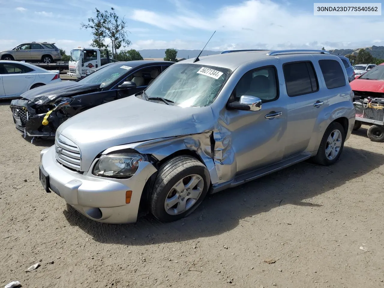 2007 Chevrolet Hhr Lt VIN: 3GNDA23D77S540562 Lot: 56271344