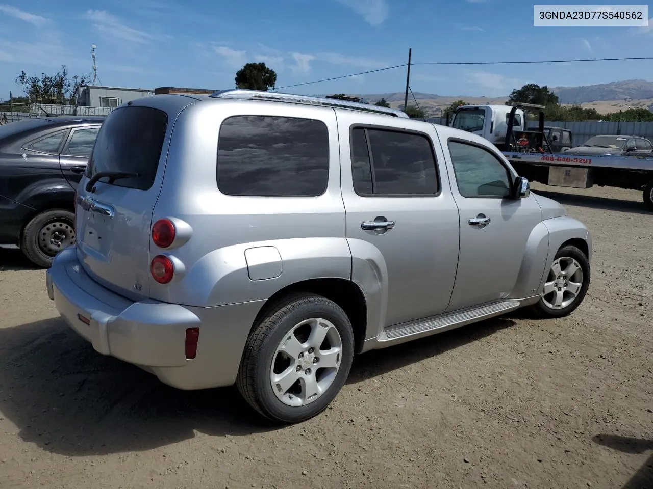 2007 Chevrolet Hhr Lt VIN: 3GNDA23D77S540562 Lot: 56271344