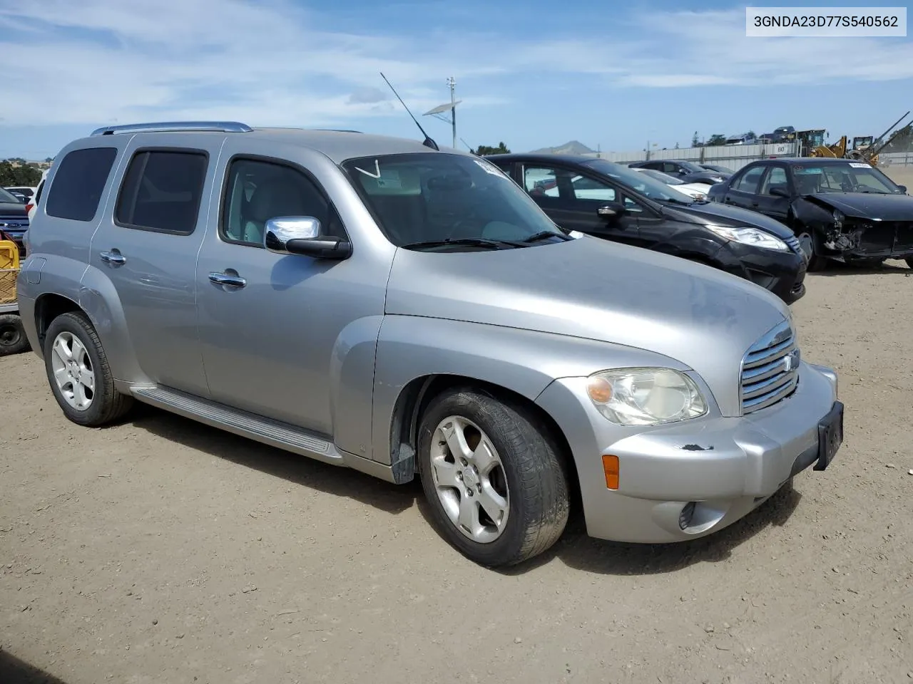 2007 Chevrolet Hhr Lt VIN: 3GNDA23D77S540562 Lot: 56271344