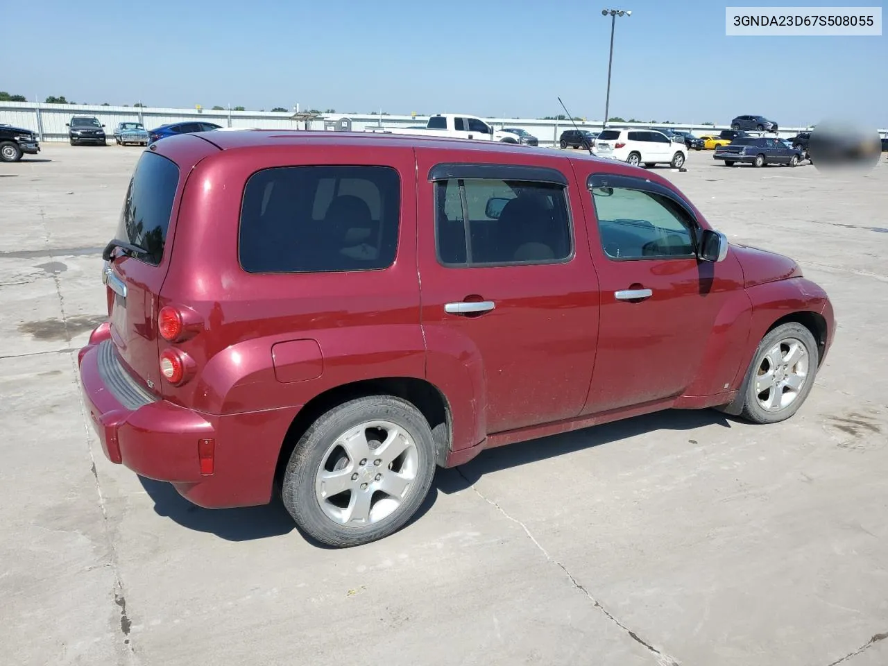 2007 Chevrolet Hhr Lt VIN: 3GNDA23D67S508055 Lot: 58481274