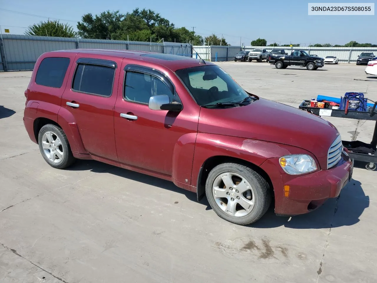 2007 Chevrolet Hhr Lt VIN: 3GNDA23D67S508055 Lot: 58481274