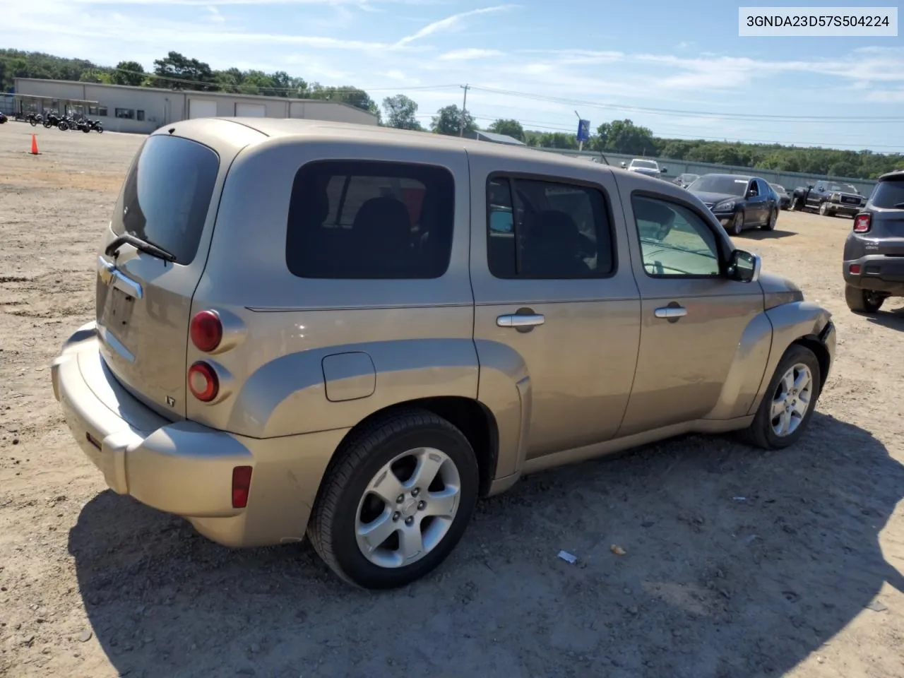 2007 Chevrolet Hhr Lt VIN: 3GNDA23D57S504224 Lot: 58623674