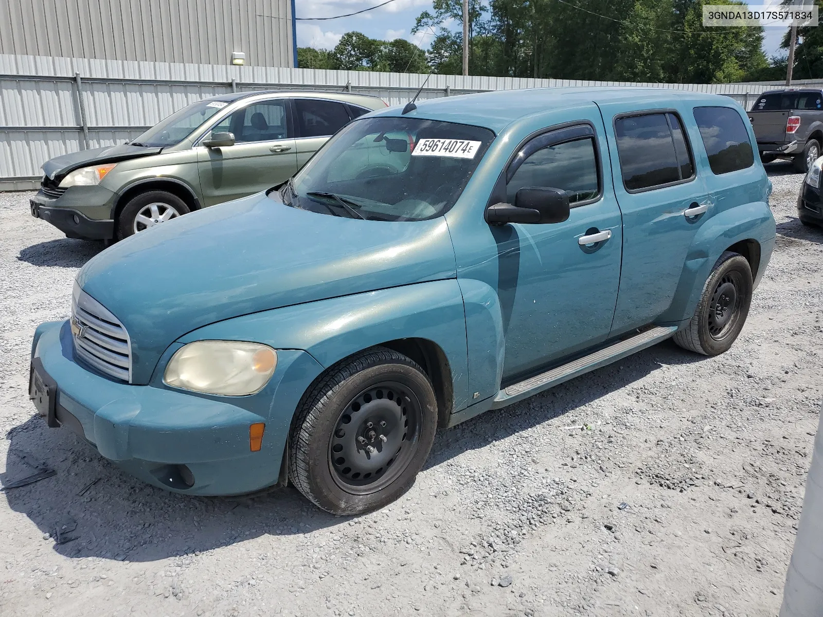 2007 Chevrolet Hhr Ls VIN: 3GNDA13D17S571834 Lot: 59614074