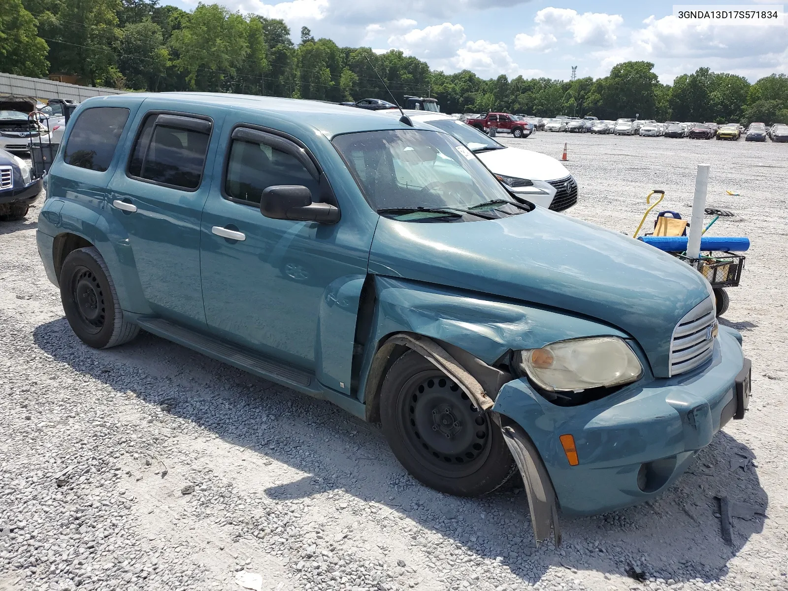 2007 Chevrolet Hhr Ls VIN: 3GNDA13D17S571834 Lot: 59614074