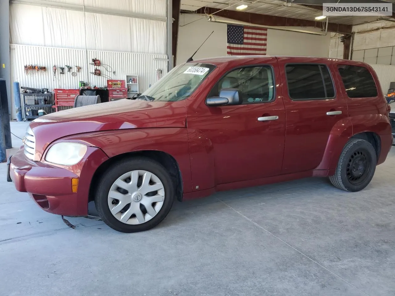 2007 Chevrolet Hhr Ls VIN: 3GNDA13D67S543141 Lot: 60358474