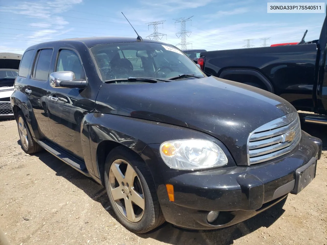 2007 Chevrolet Hhr Lt VIN: 3GNDA33P17S540511 Lot: 60430314