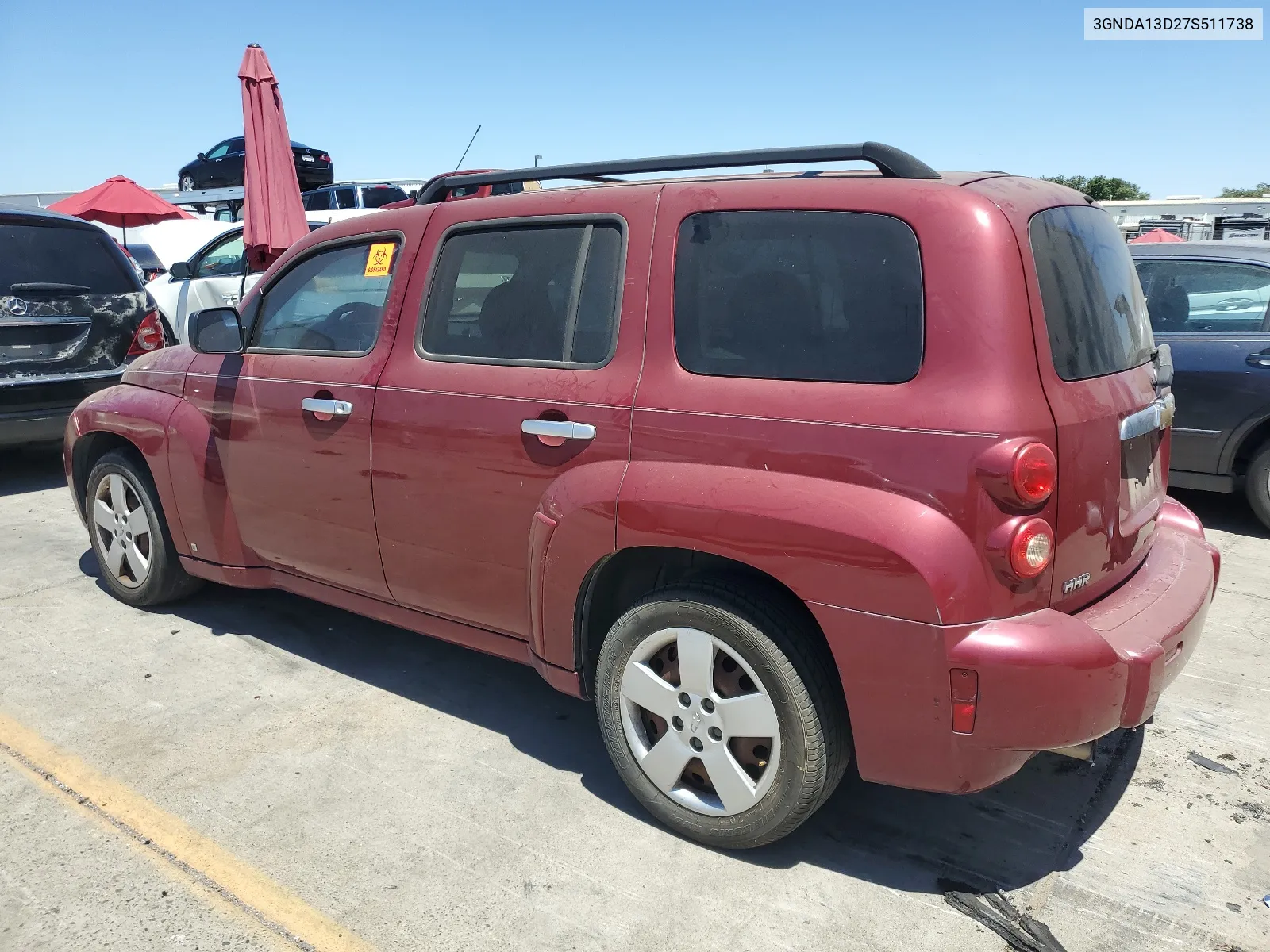 2007 Chevrolet Hhr Ls VIN: 3GNDA13D27S511738 Lot: 61347024