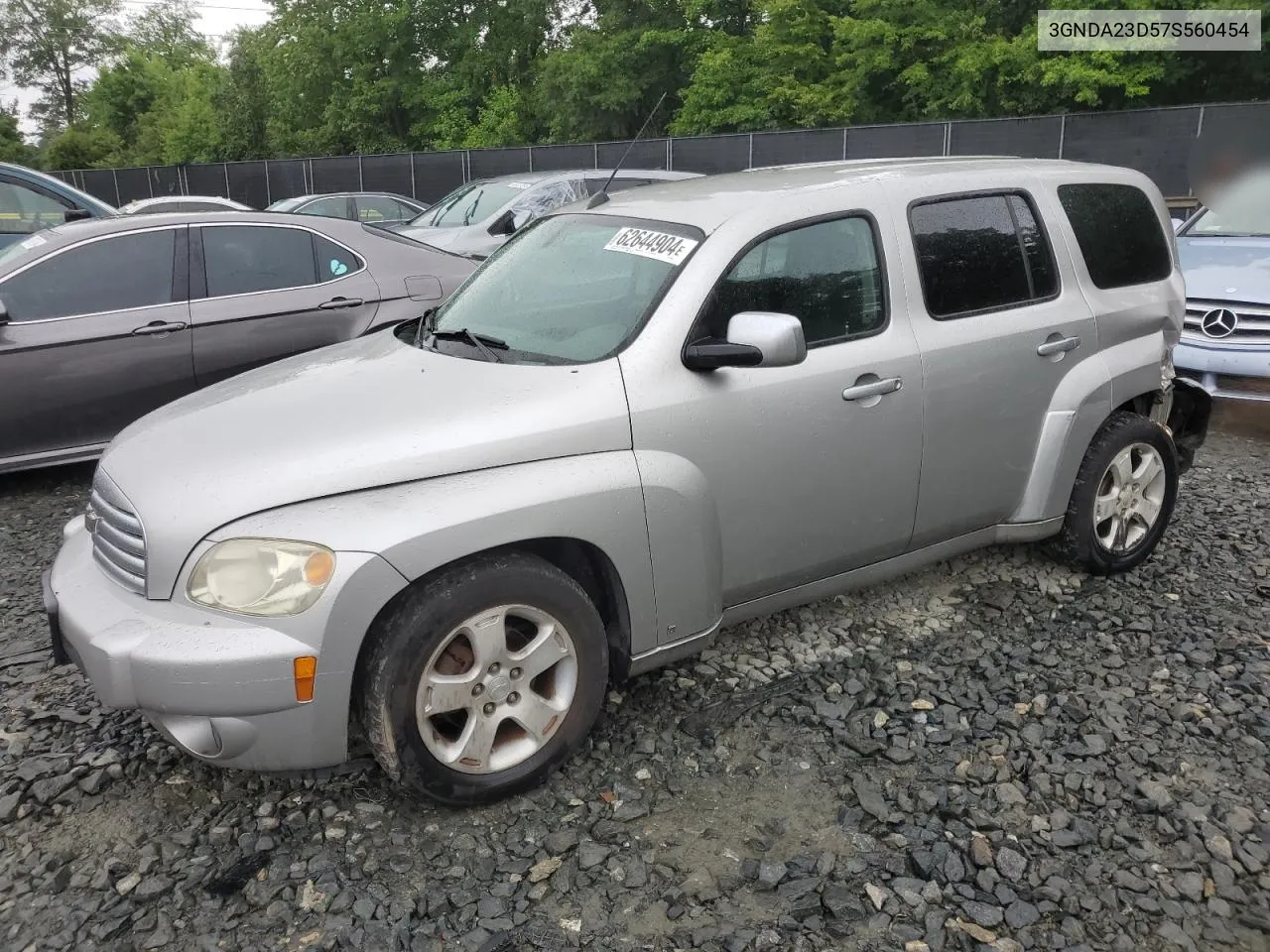 2007 Chevrolet Hhr Lt VIN: 3GNDA23D57S560454 Lot: 62644904