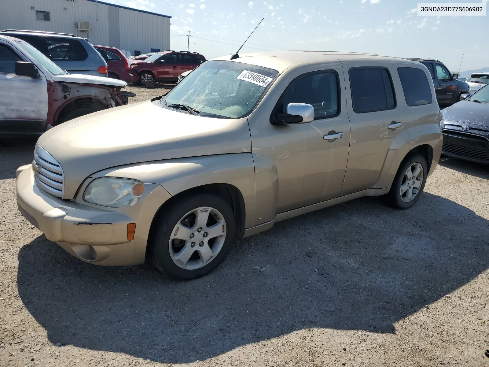 2007 Chevrolet Hhr Lt VIN: 3GNDA23D77S606902 Lot: 63340654