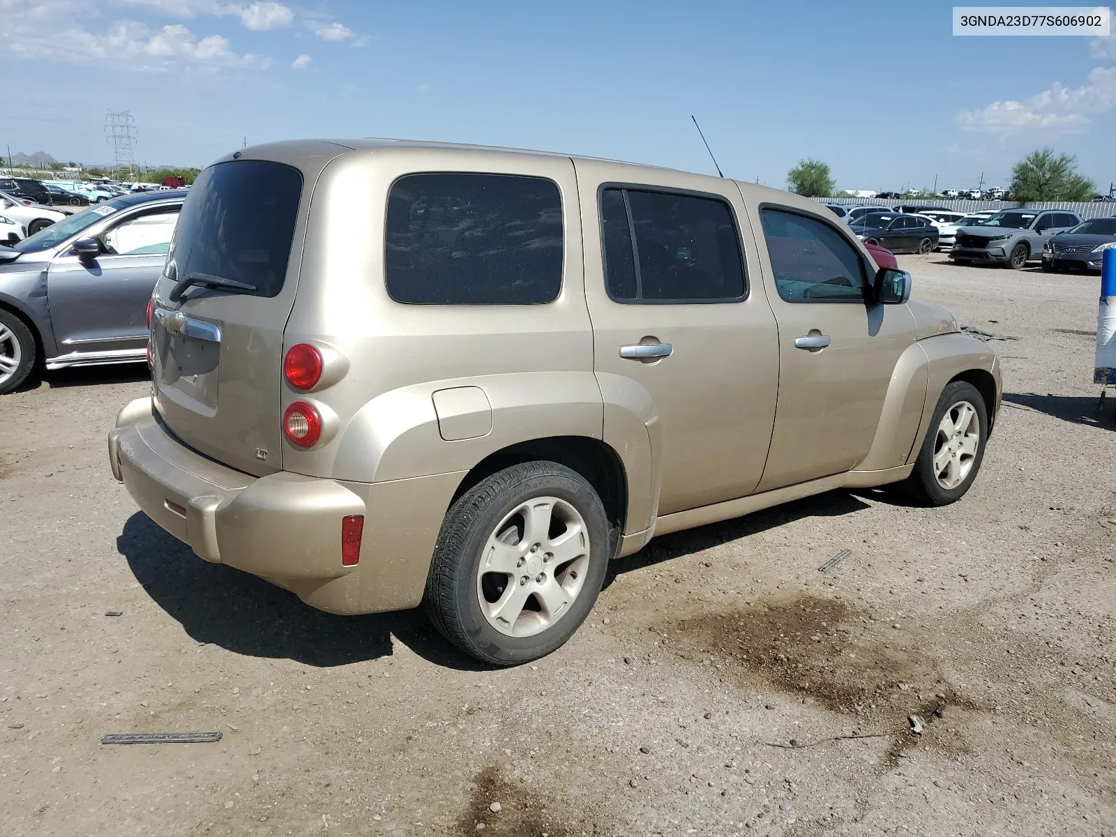 2007 Chevrolet Hhr Lt VIN: 3GNDA23D77S606902 Lot: 63340654