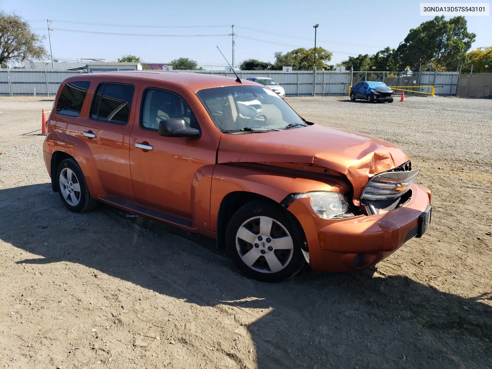 2007 Chevrolet Hhr Ls VIN: 3GNDA13D57S543101 Lot: 63729134