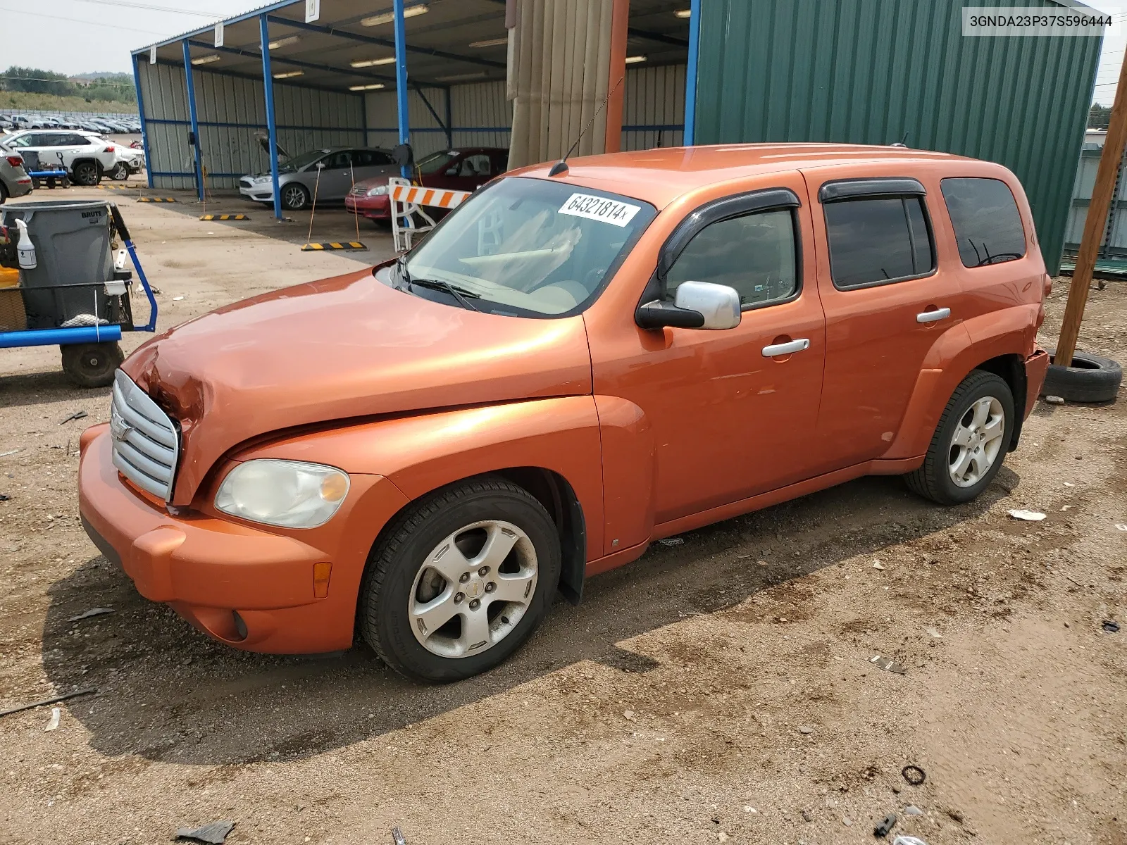 2007 Chevrolet Hhr Lt VIN: 3GNDA23P37S596444 Lot: 64321814