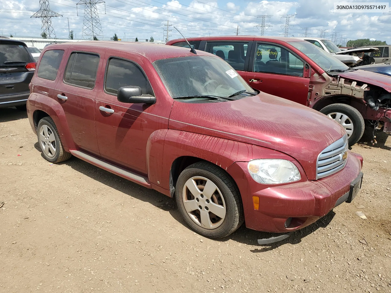 2007 Chevrolet Hhr Ls VIN: 3GNDA13D97S571497 Lot: 64610094