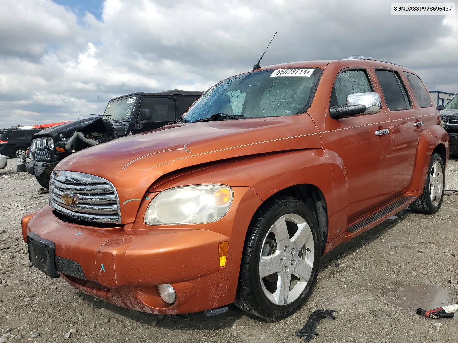 2007 Chevrolet Hhr Lt VIN: 3GNDA33P97S596437 Lot: 65073714