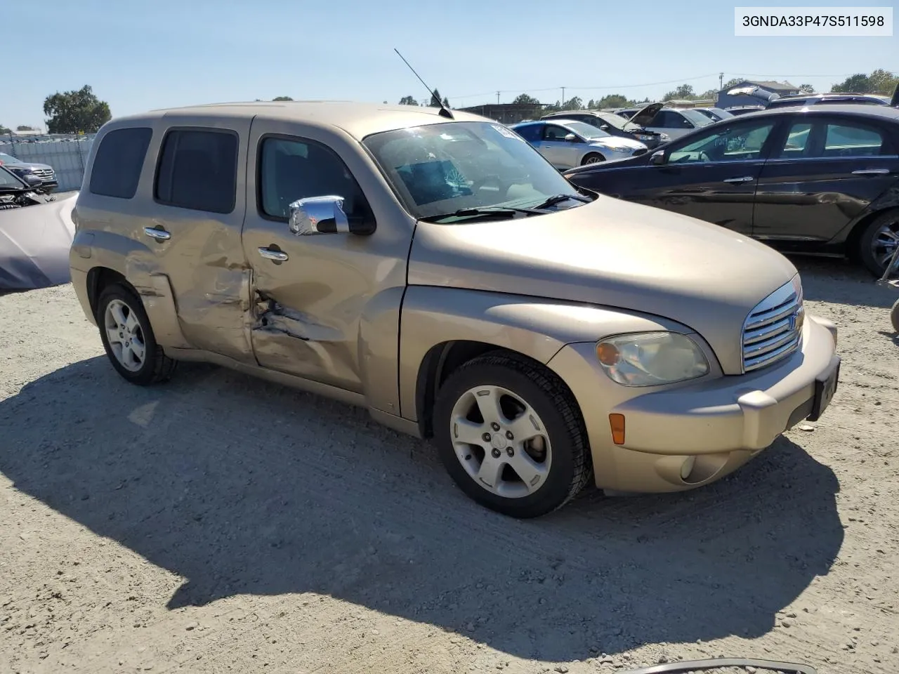 2007 Chevrolet Hhr Lt VIN: 3GNDA33P47S511598 Lot: 65149544