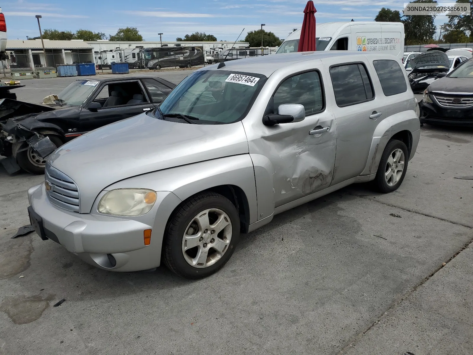 2007 Chevrolet Hhr Lt VIN: 3GNDA23D27S586610 Lot: 66957464