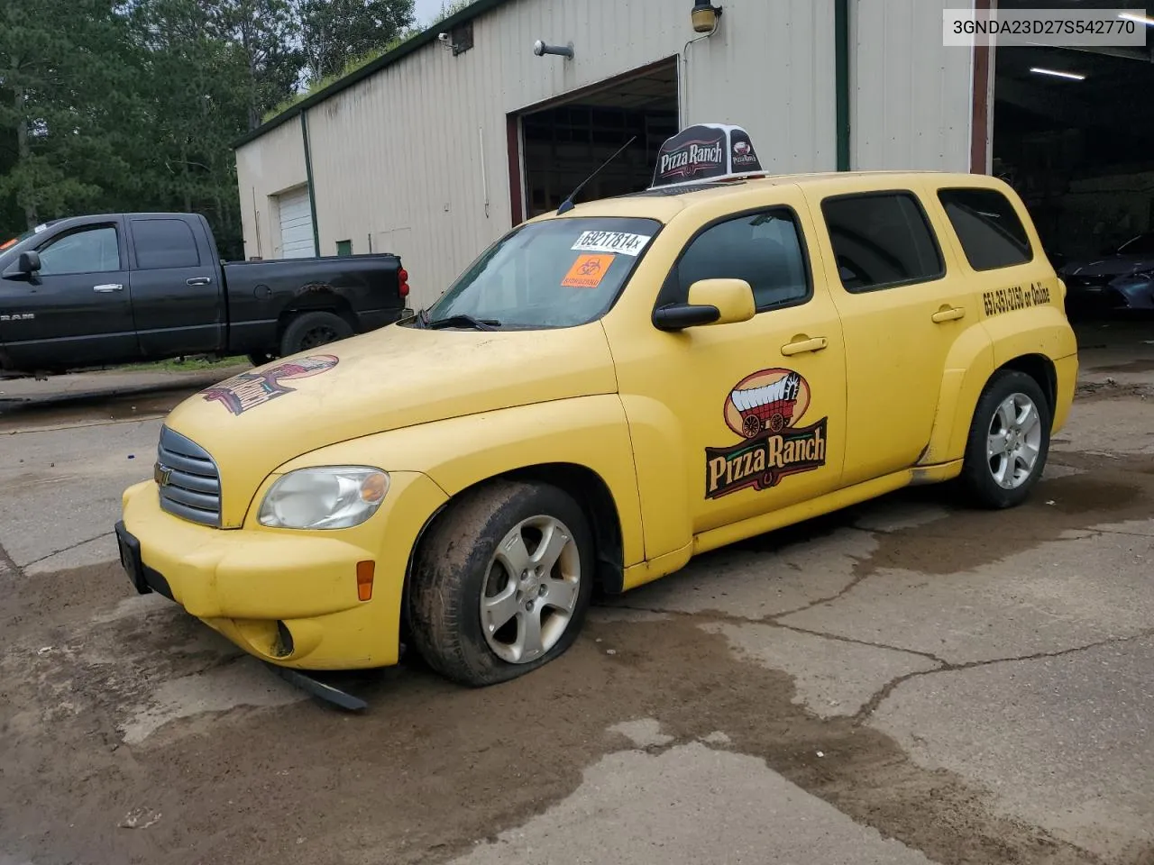 2007 Chevrolet Hhr Lt VIN: 3GNDA23D27S542770 Lot: 69217814