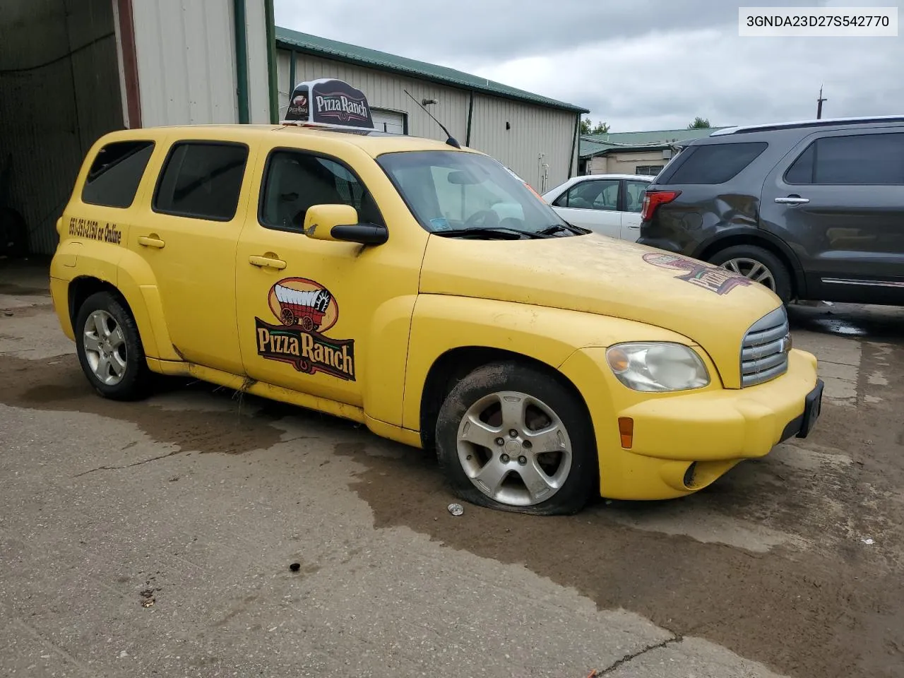 2007 Chevrolet Hhr Lt VIN: 3GNDA23D27S542770 Lot: 69217814