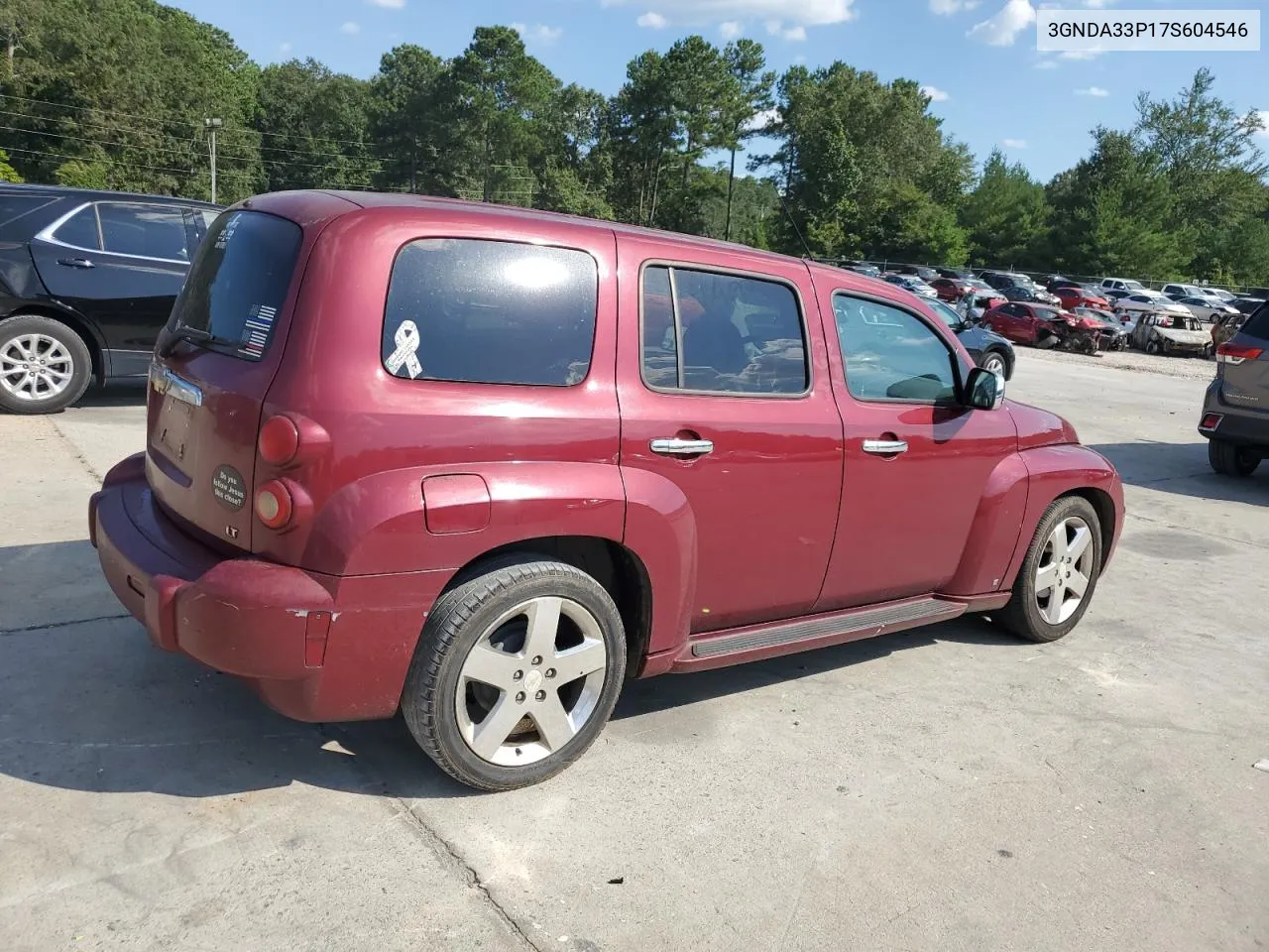 2007 Chevrolet Hhr Lt VIN: 3GNDA33P17S604546 Lot: 69411044