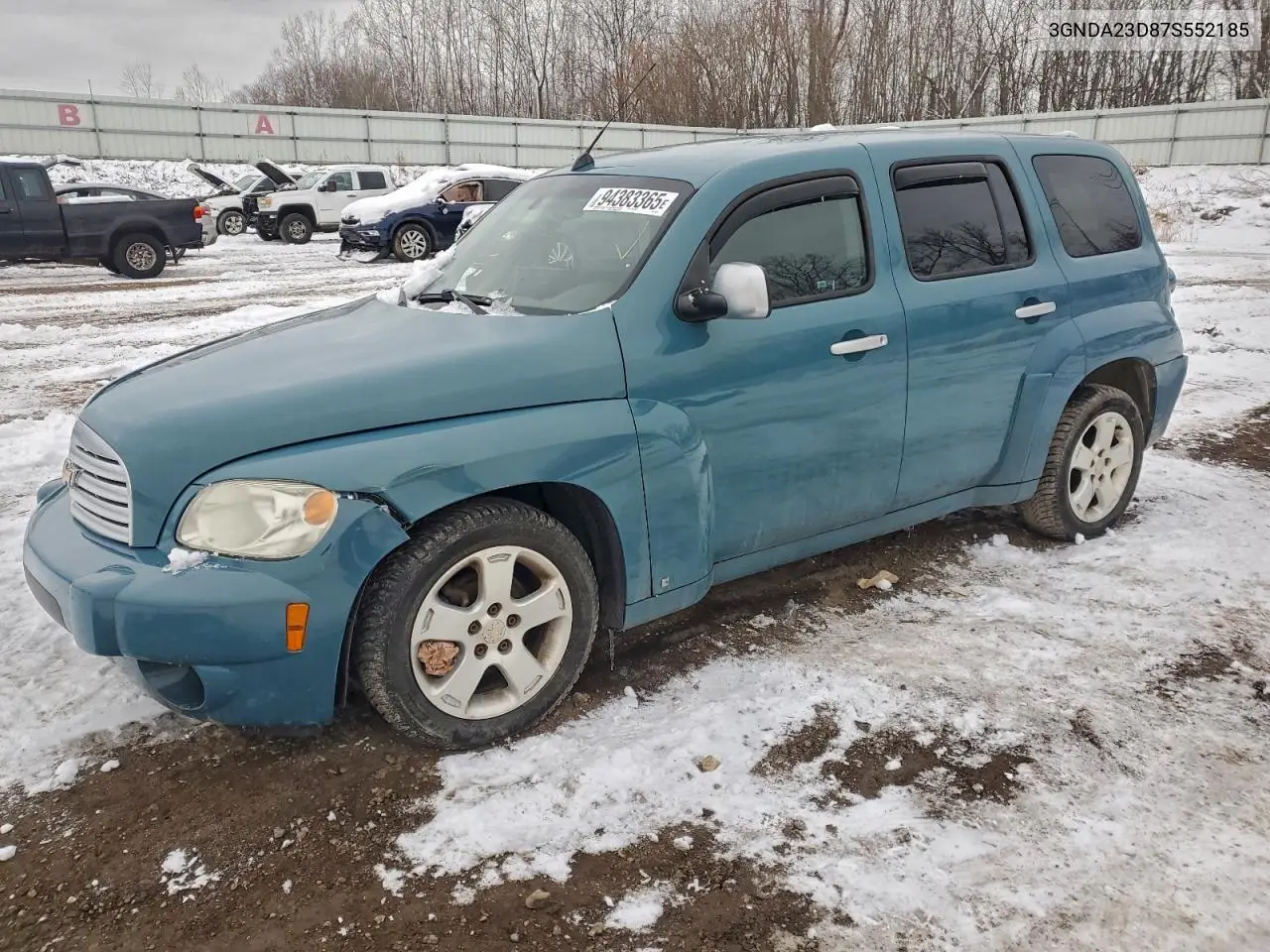 3GNDA23D87S552185 2007 Chevrolet Hhr Lt