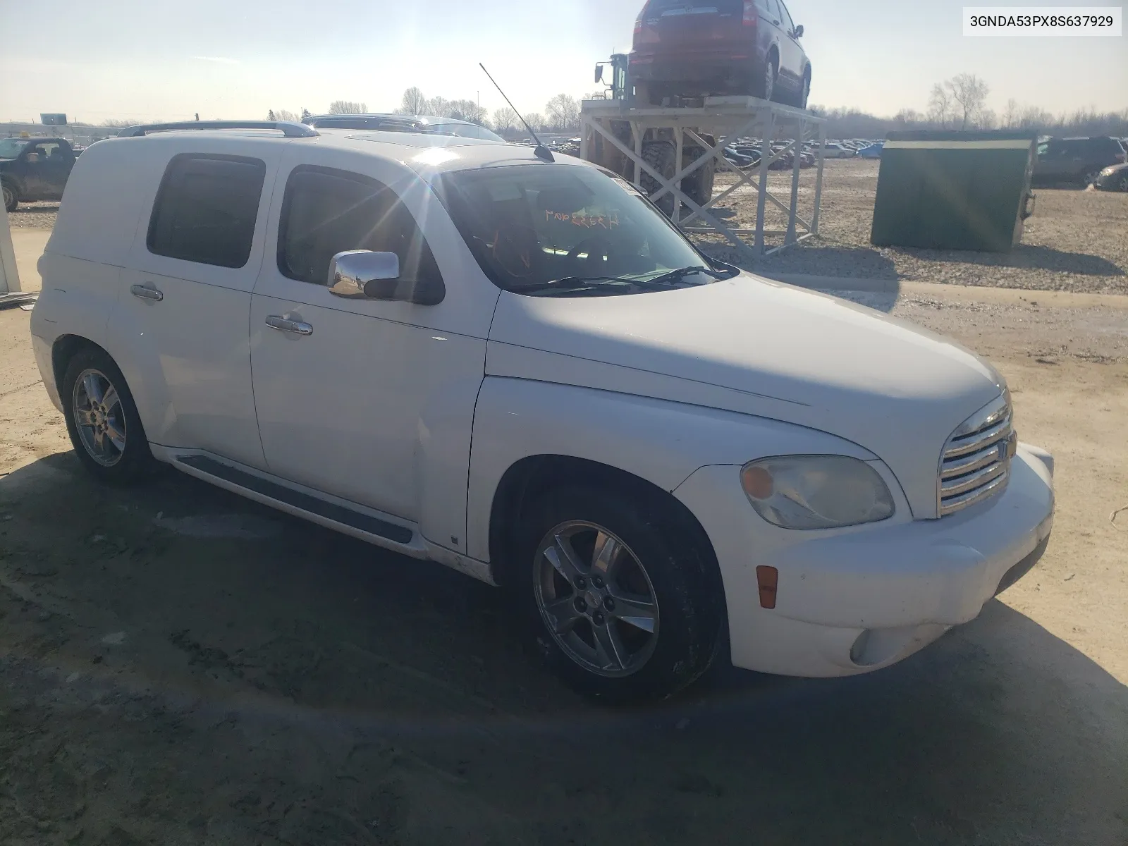 3GNDA53PX8S637929 2008 Chevrolet Hhr Lt