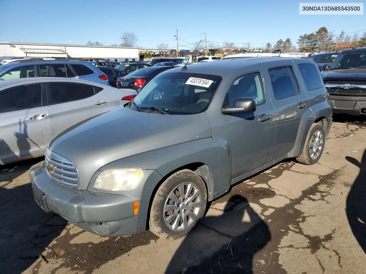 2008 Chevrolet Hhr Ls VIN: 3GNDA13D68S543500 Lot: 43378184