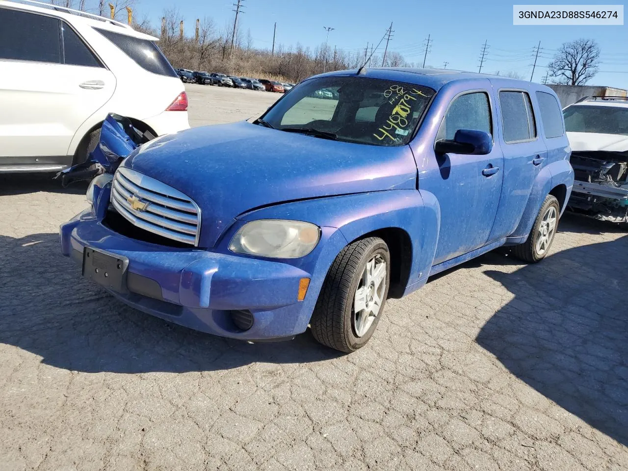 2008 Chevrolet Hhr Lt VIN: 3GNDA23D88S546274 Lot: 44870794