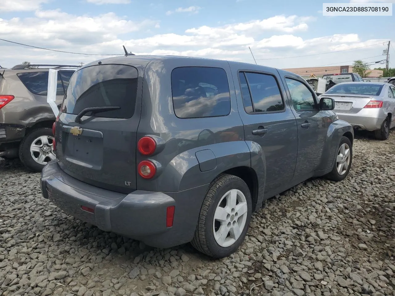 2008 Chevrolet Hhr Lt VIN: 3GNCA23D88S708190 Lot: 53498484