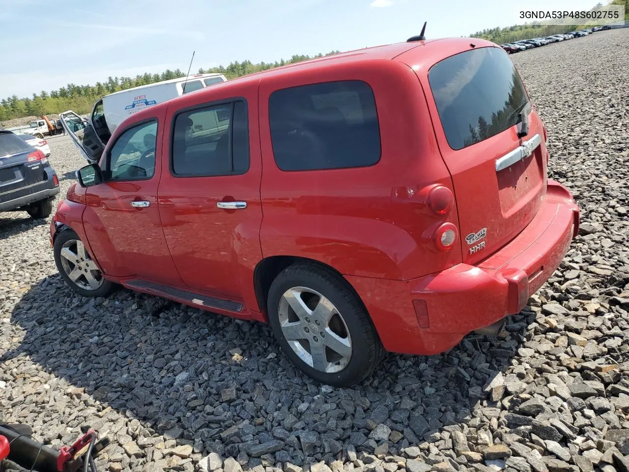 2008 Chevrolet Hhr Lt VIN: 3GNDA53P48S602755 Lot: 54676014