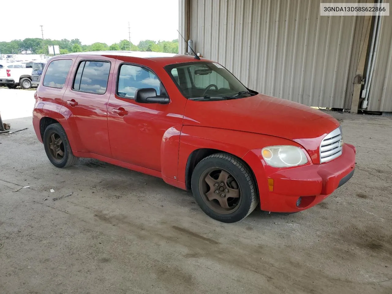 2008 Chevrolet Hhr Ls VIN: 3GNDA13D58S622866 Lot: 55174194