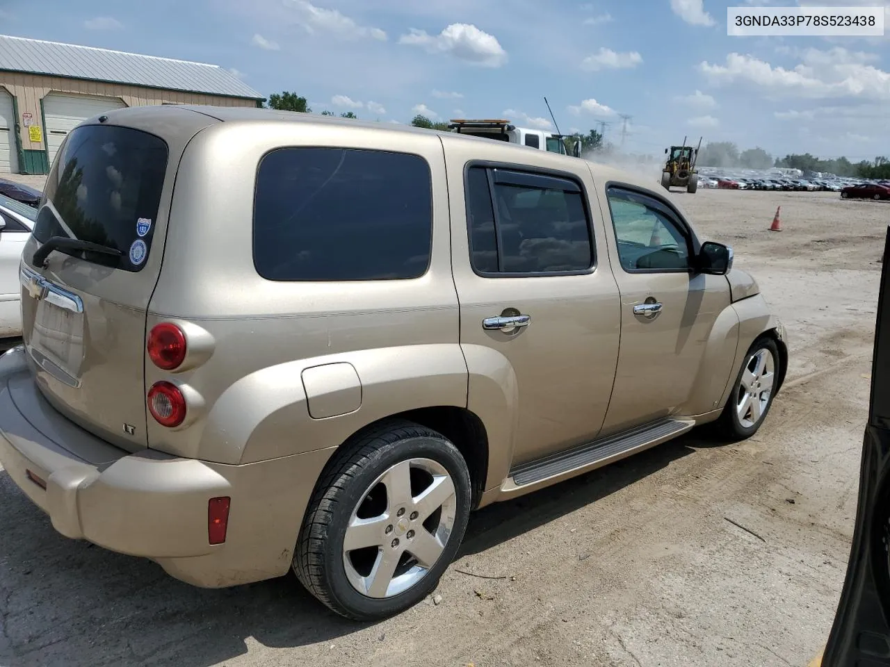 2008 Chevrolet Hhr Lt VIN: 3GNDA33P78S523438 Lot: 56964024