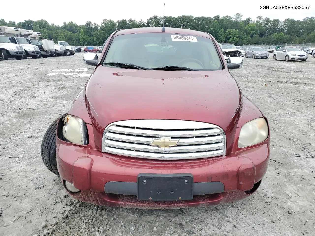 3GNDA53PX8S582057 2008 Chevrolet Hhr Lt