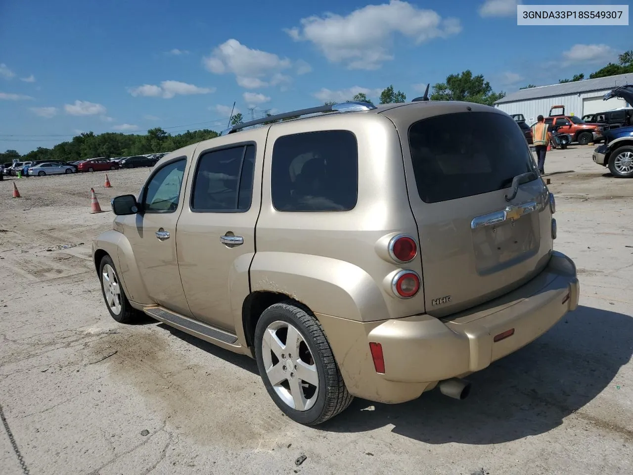 2008 Chevrolet Hhr Lt VIN: 3GNDA33P18S549307 Lot: 58520404