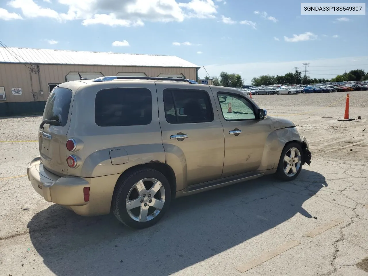 2008 Chevrolet Hhr Lt VIN: 3GNDA33P18S549307 Lot: 58520404