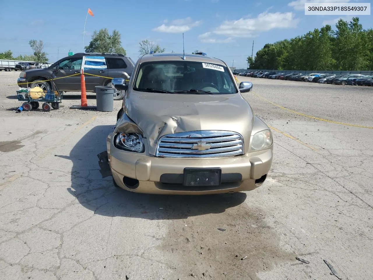 2008 Chevrolet Hhr Lt VIN: 3GNDA33P18S549307 Lot: 58520404