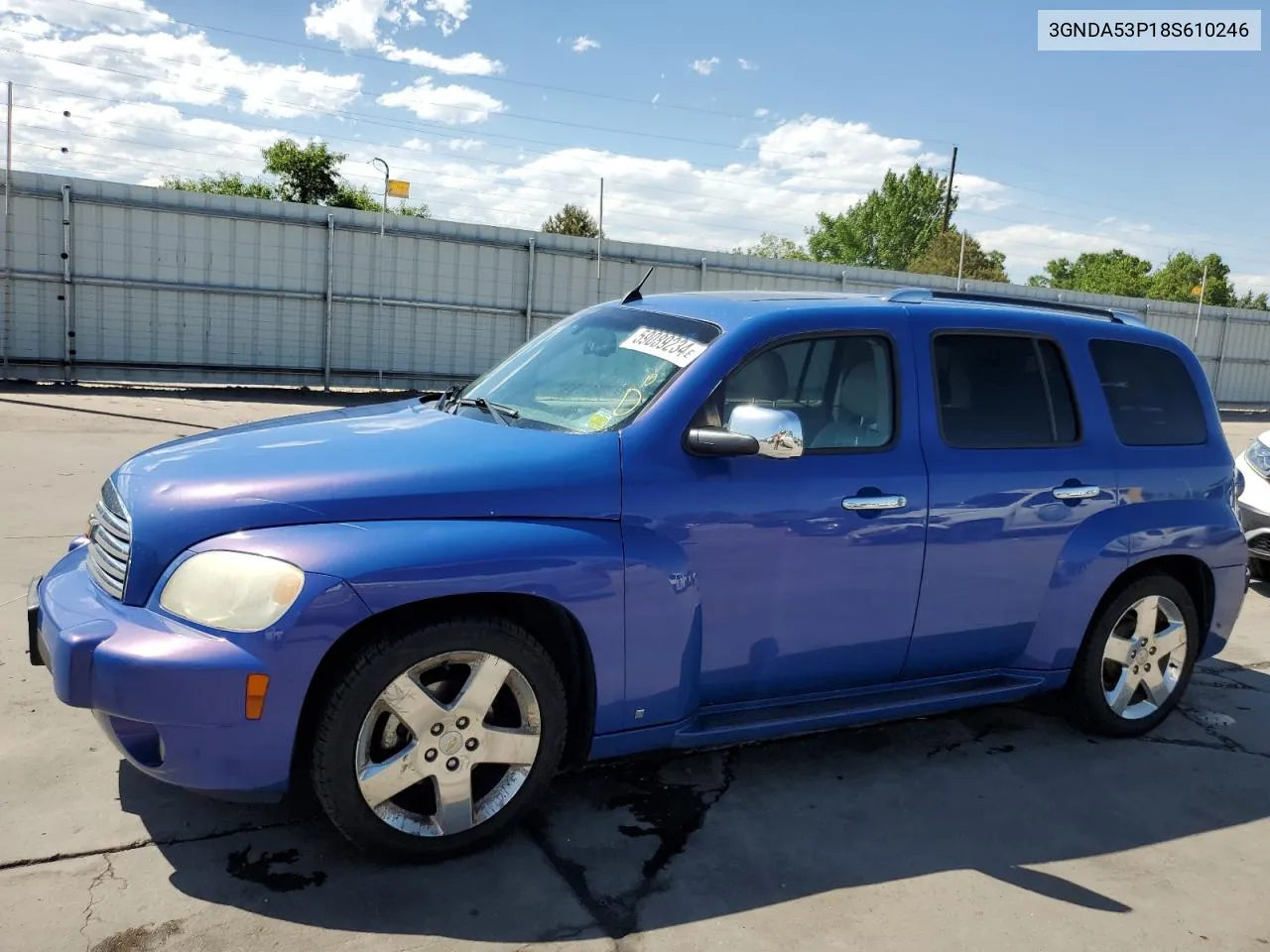 2008 Chevrolet Hhr Lt VIN: 3GNDA53P18S610246 Lot: 59089234