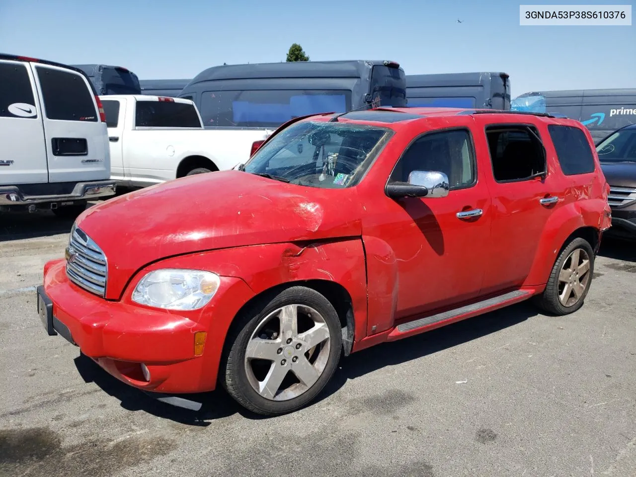 2008 Chevrolet Hhr Lt VIN: 3GNDA53P38S610376 Lot: 60110284