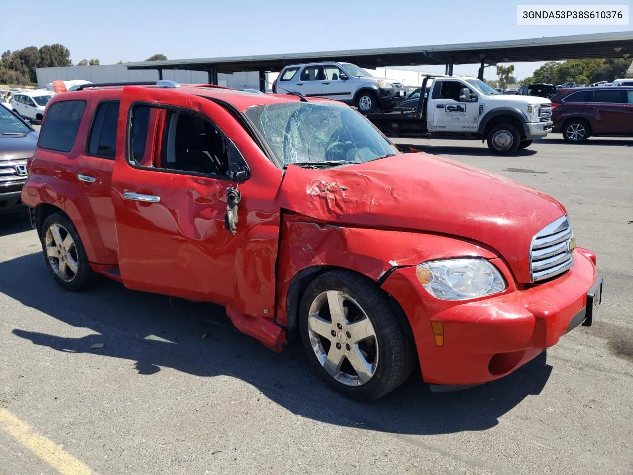 2008 Chevrolet Hhr Lt VIN: 3GNDA53P38S610376 Lot: 60110284