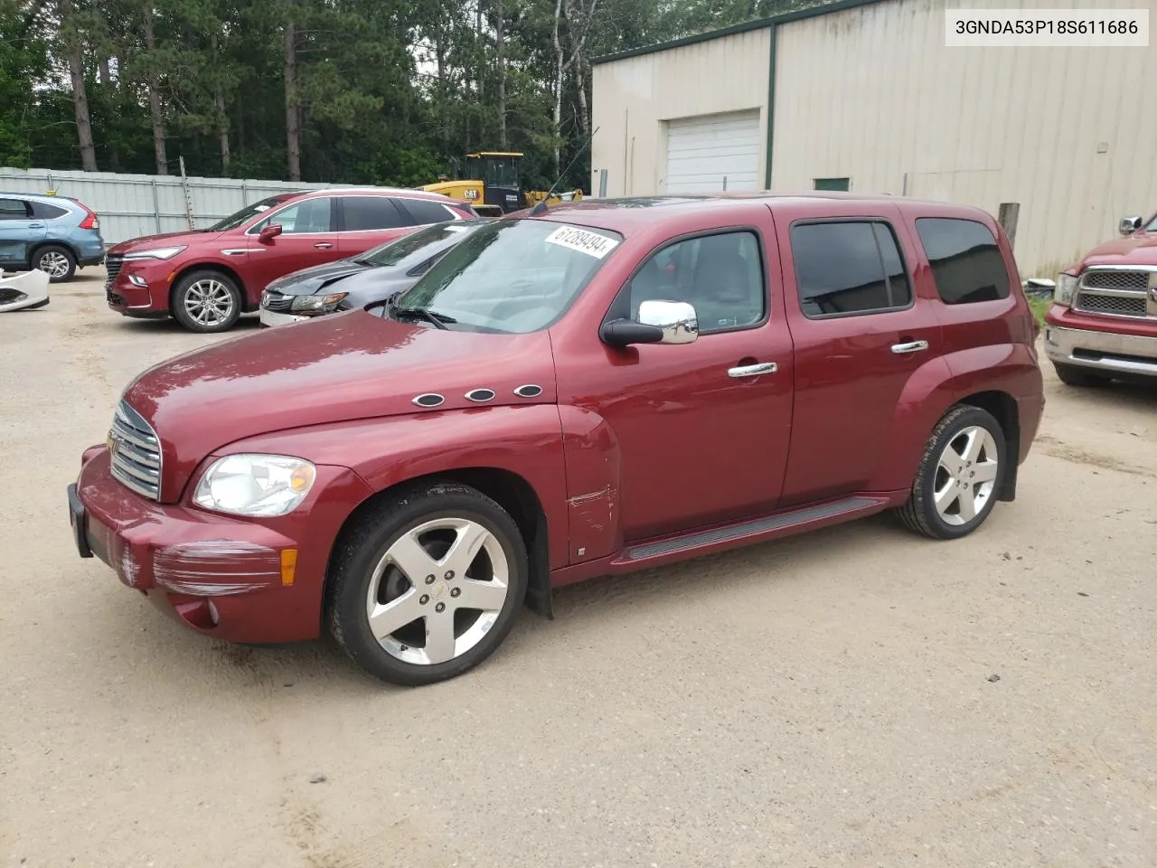 3GNDA53P18S611686 2008 Chevrolet Hhr Lt