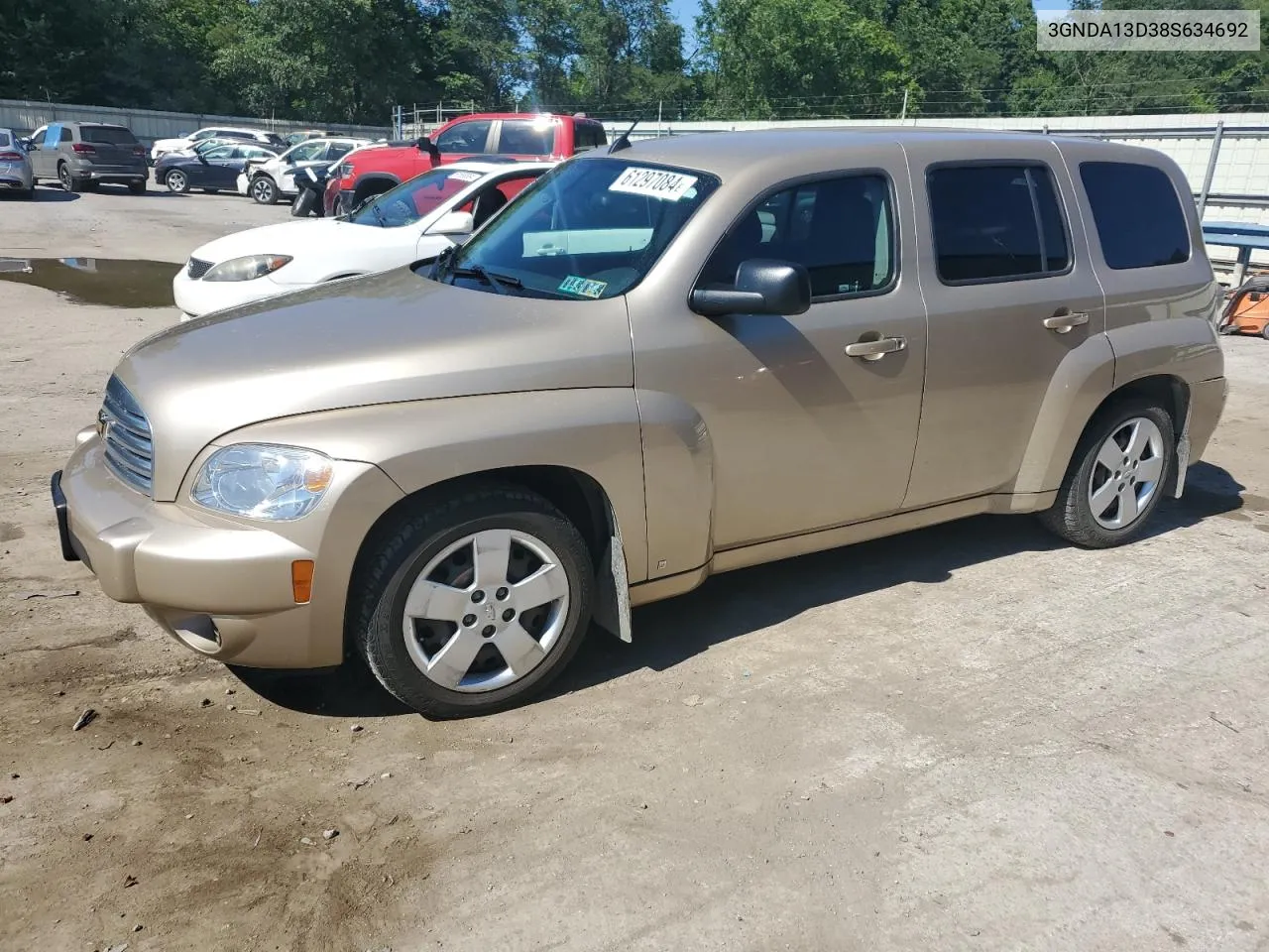 2008 Chevrolet Hhr Ls VIN: 3GNDA13D38S634692 Lot: 61297084