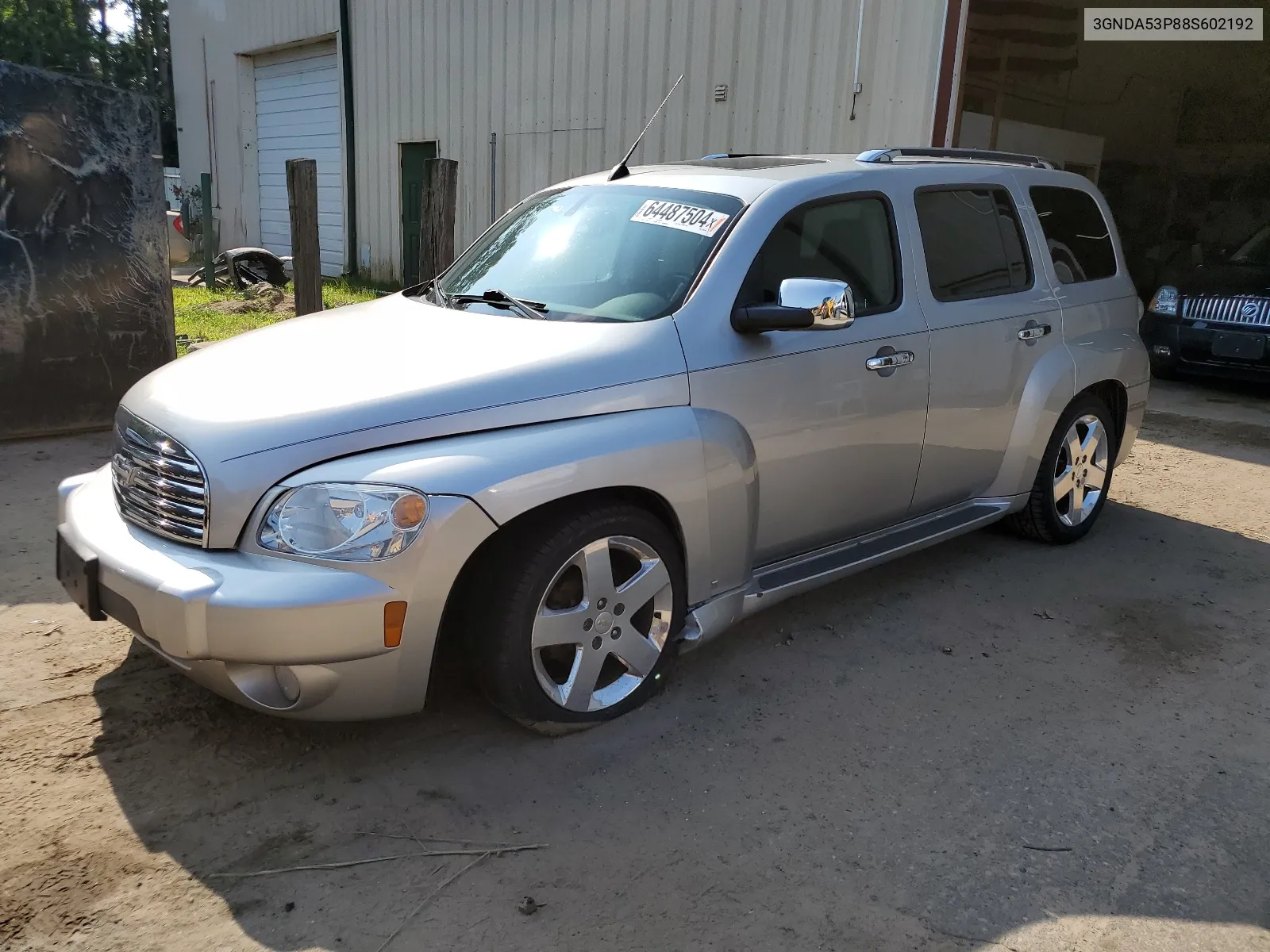 2008 Chevrolet Hhr Lt VIN: 3GNDA53P88S602192 Lot: 64487504