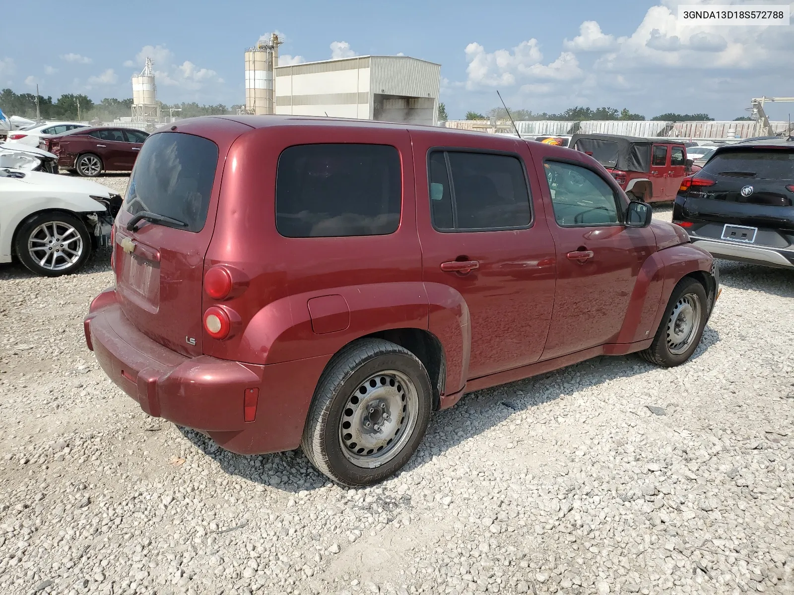 2008 Chevrolet Hhr Ls VIN: 3GNDA13D18S572788 Lot: 64522124