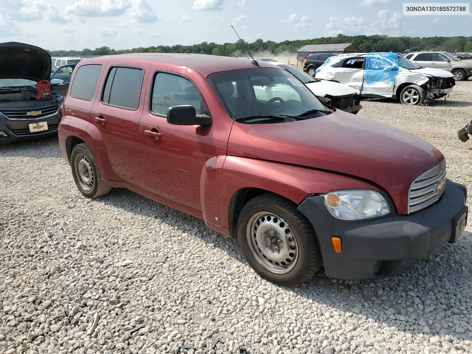 2008 Chevrolet Hhr Ls VIN: 3GNDA13D18S572788 Lot: 64522124