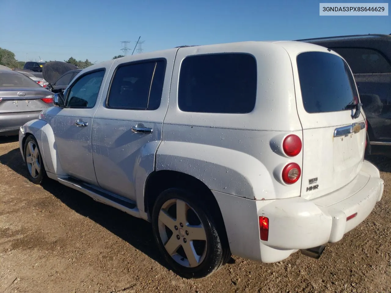 3GNDA53PX8S646629 2008 Chevrolet Hhr Lt