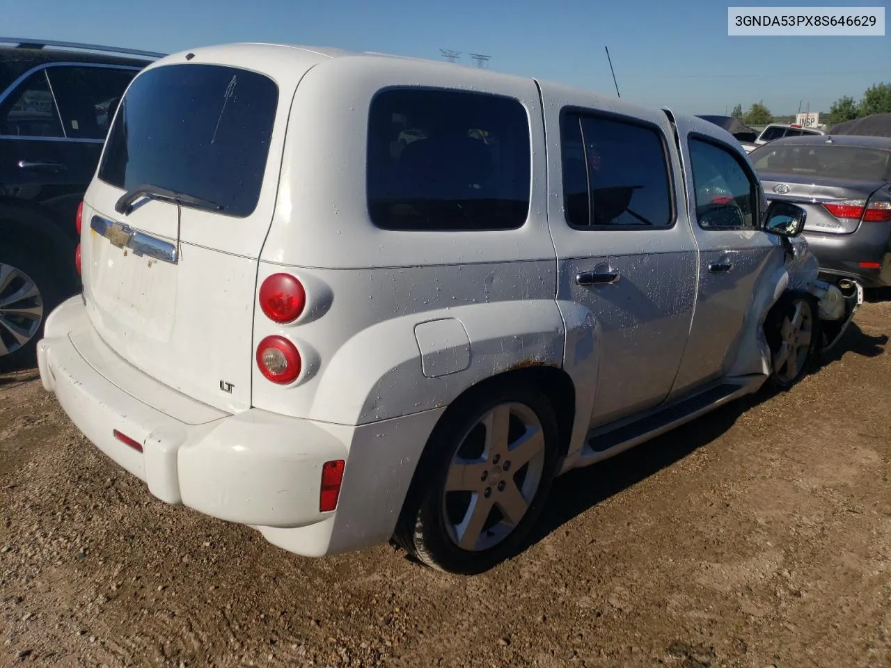 2008 Chevrolet Hhr Lt VIN: 3GNDA53PX8S646629 Lot: 65933133