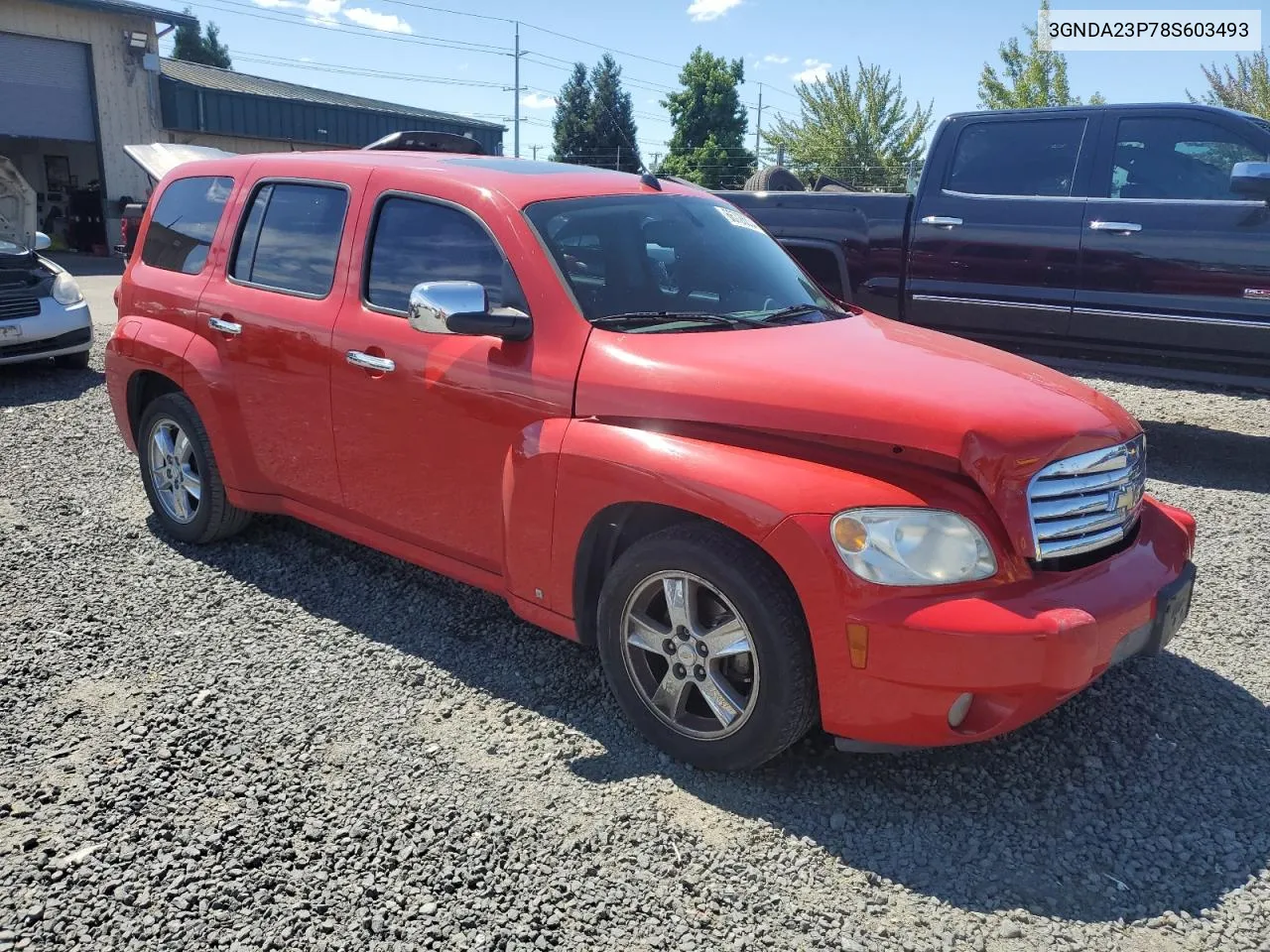 2008 Chevrolet Hhr Lt VIN: 3GNDA23P78S603493 Lot: 66726834