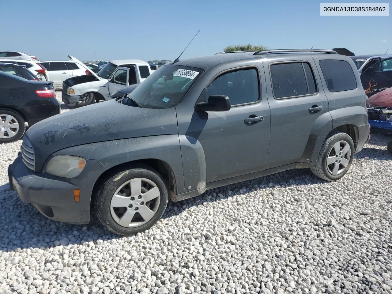 2008 Chevrolet Hhr Ls VIN: 3GNDA13D38S584862 Lot: 66838864