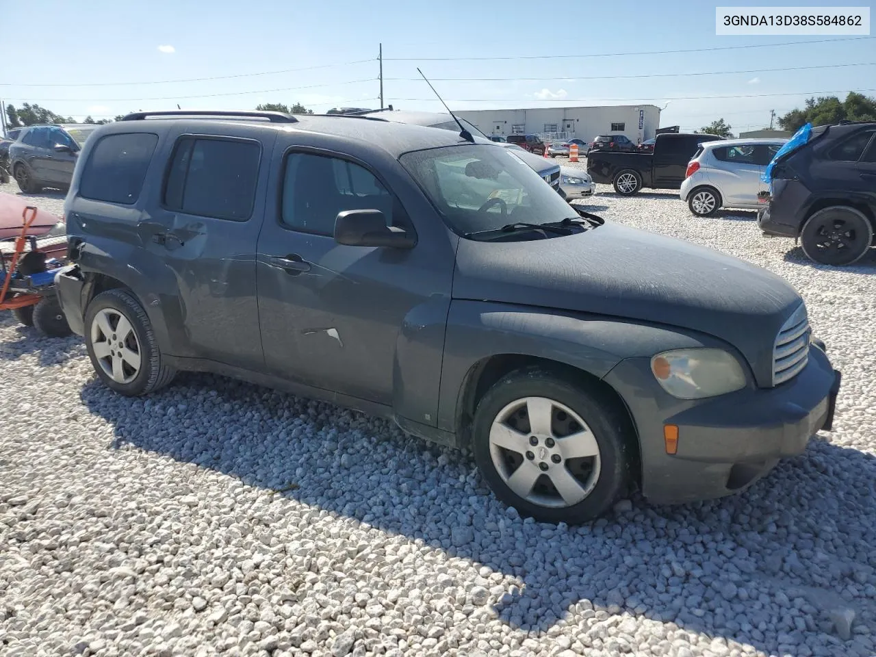 2008 Chevrolet Hhr Ls VIN: 3GNDA13D38S584862 Lot: 66838864